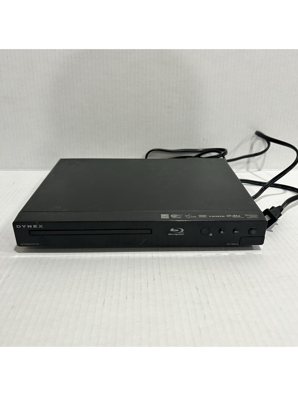Dynex DX-WBRDVD1 Blu-Ray & DVD Player No Remote - Tested